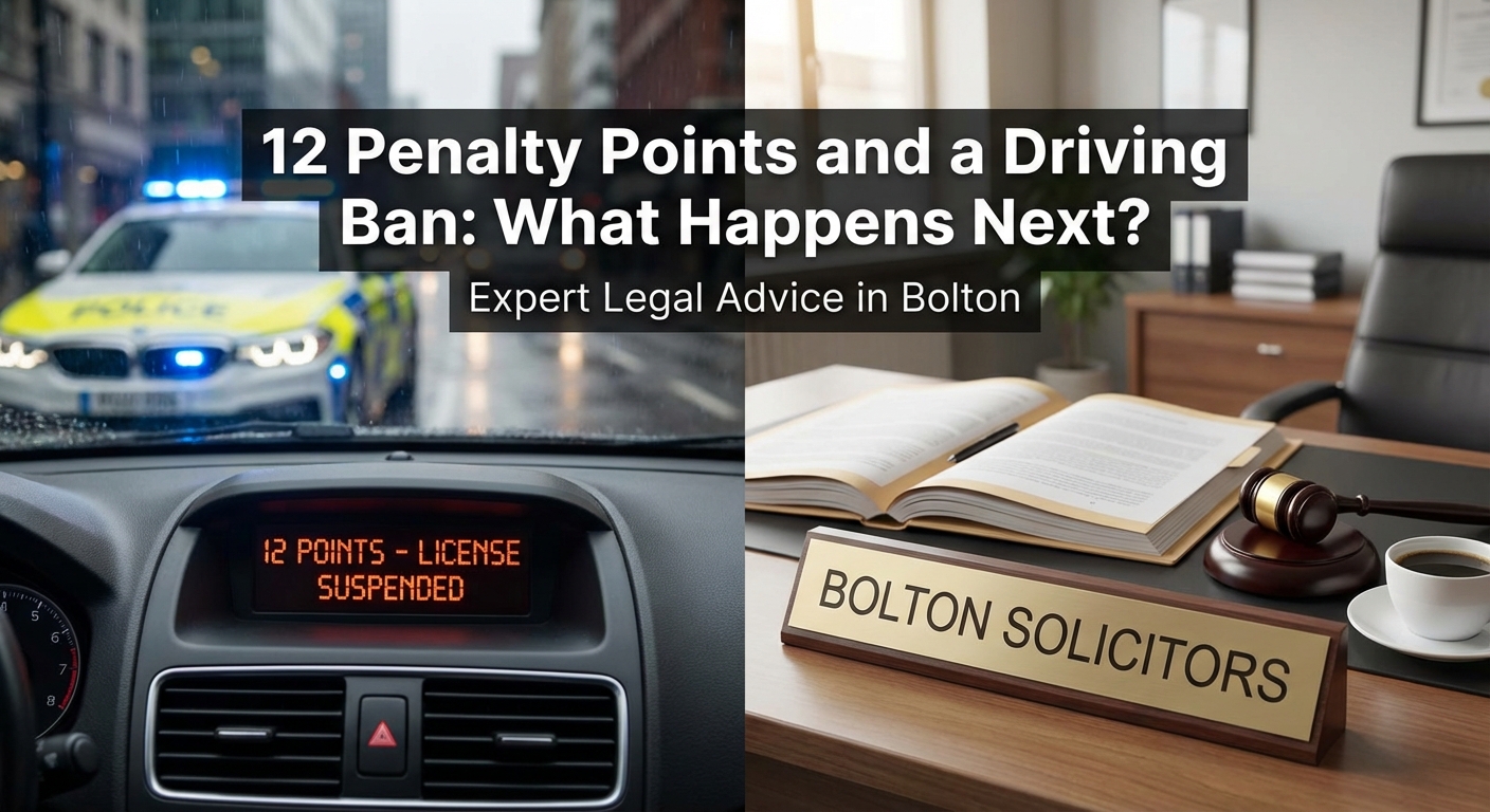 12 Penalty Points and a Driving Ban: What Happens Next?