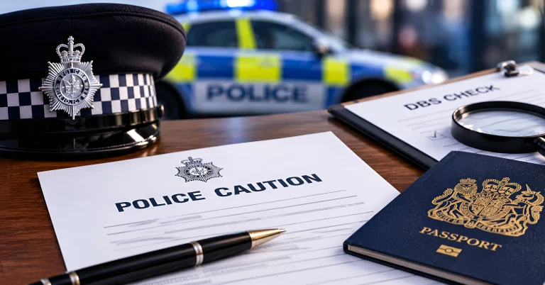 Police Caution, DBS Check, and Passport